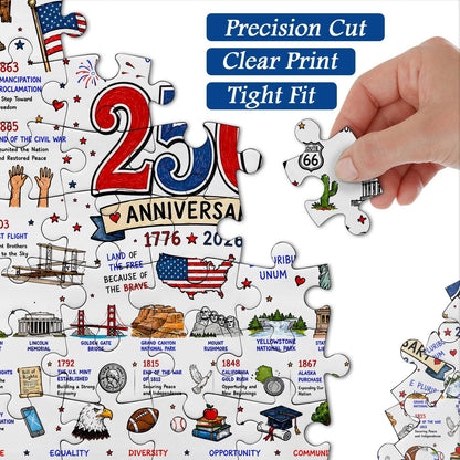 🧩 Patriotic America Jigsaw Puzzle 1000 Pieces 🎁