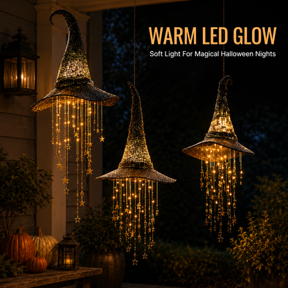🧙✨Lighted Witch Hat Hanging Chime