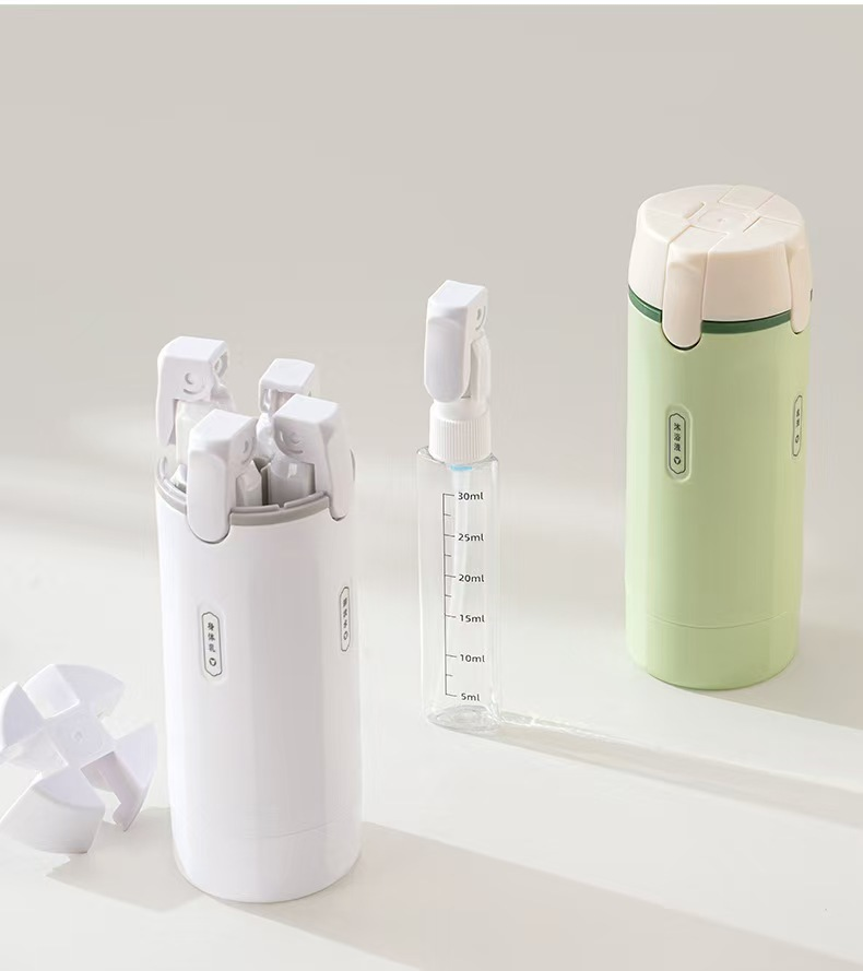 🔥Ultra-lightweight and eco-friendly four-in-one travel dispensing bottle