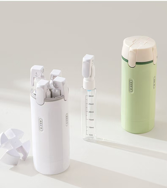 🔥Ultra-lightweight and eco-friendly four-in-one travel dispensing bottle