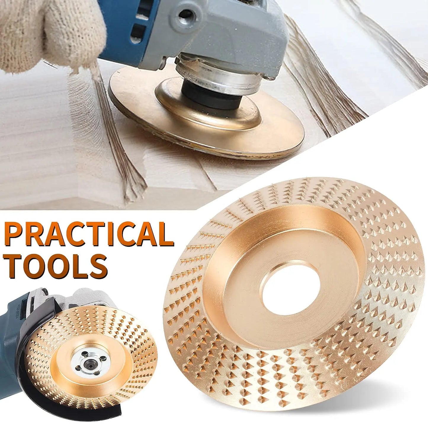 Wood Carving Disc Set for Angle Grinder 3Pcs