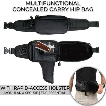 🎁Last Day 49% OFF🔥Multifunctional Concealed Carry Hip Bag with Rapid-Access Holster