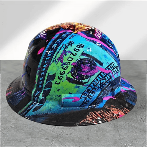⚡Father‘s Day 50% OFF 👷‍♂️ Blue Collar Daddy Hydro-Dipped Hard Hat | Industrial Rigid Impact-Resistant Safety Helmet with Full-Wrap Gloss Artwork