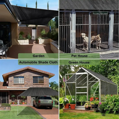 🎁Summer Hot Sales🎁90% Blackout Cloth -UV-Resistant Shade Net with Reinforced Rivets, Suitable for Outdoor Adventures / Camping / Garden / Patio / Greenhouse.