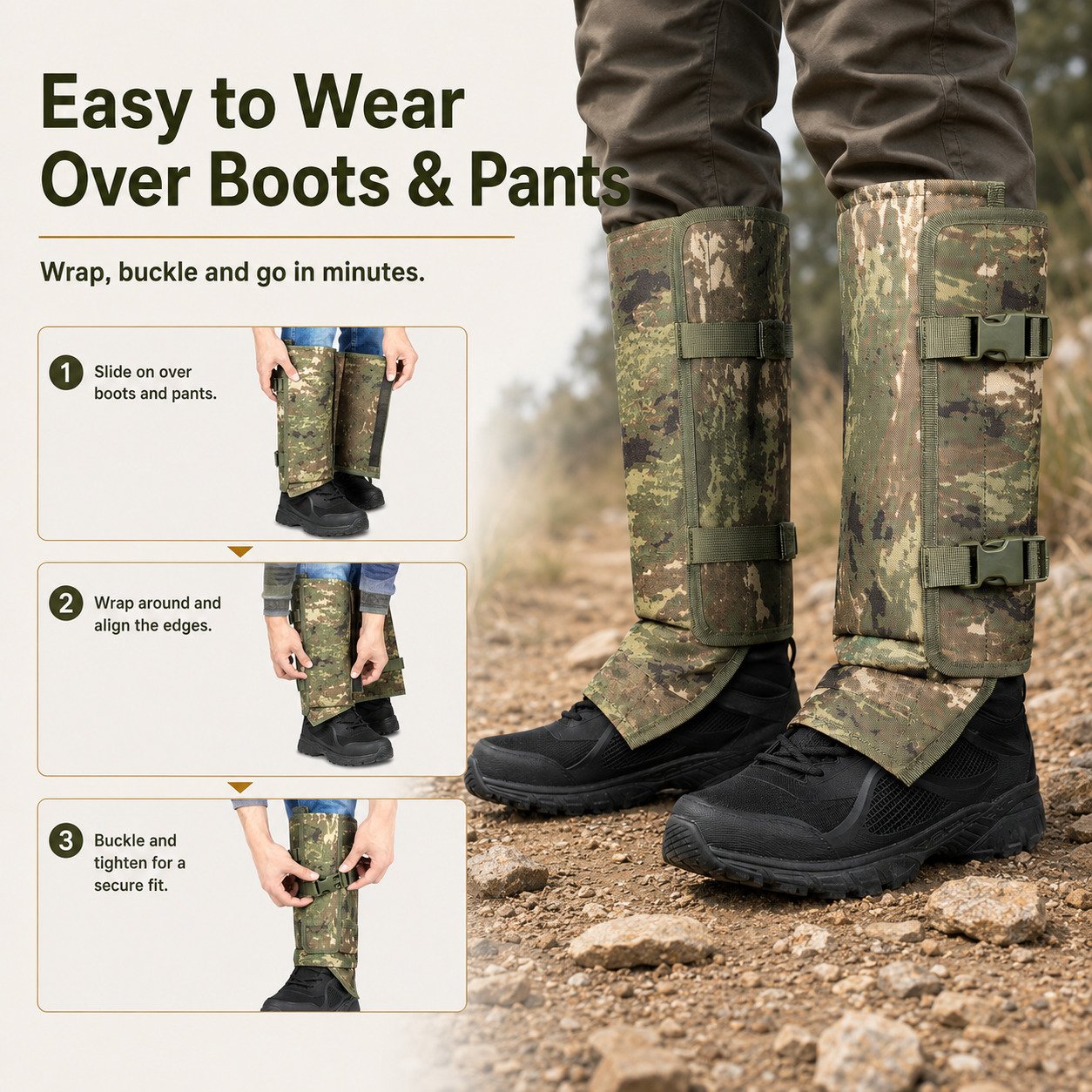 50％OFF⏳Father's Day Limited Edition 🔥 Sports leg warmers, snake bite protection leg warmers, outdoor hunting leg protection against puncture wounds