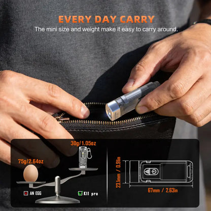 🔥Last Day 50% OFF🔥Summer  K11 Pro Magnetic Keychain Flashlight