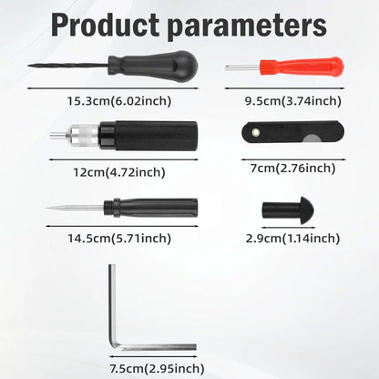 🍄 Mushroom Tire Repair Kit – Compact Roadside Puncture Tool Set