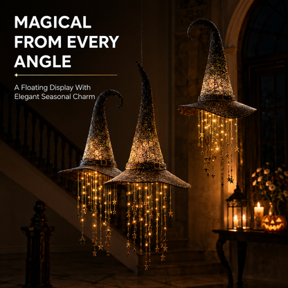 🧙✨Lighted Witch Hat Hanging Chime