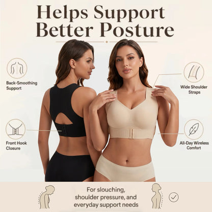 🔥Women’s wireless bra, soft breathable non-removable molded cups