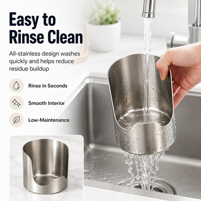 ✨ 304 Stainless Steel Lid Organizer – Keep Counters Clean & Tidy 🍳
