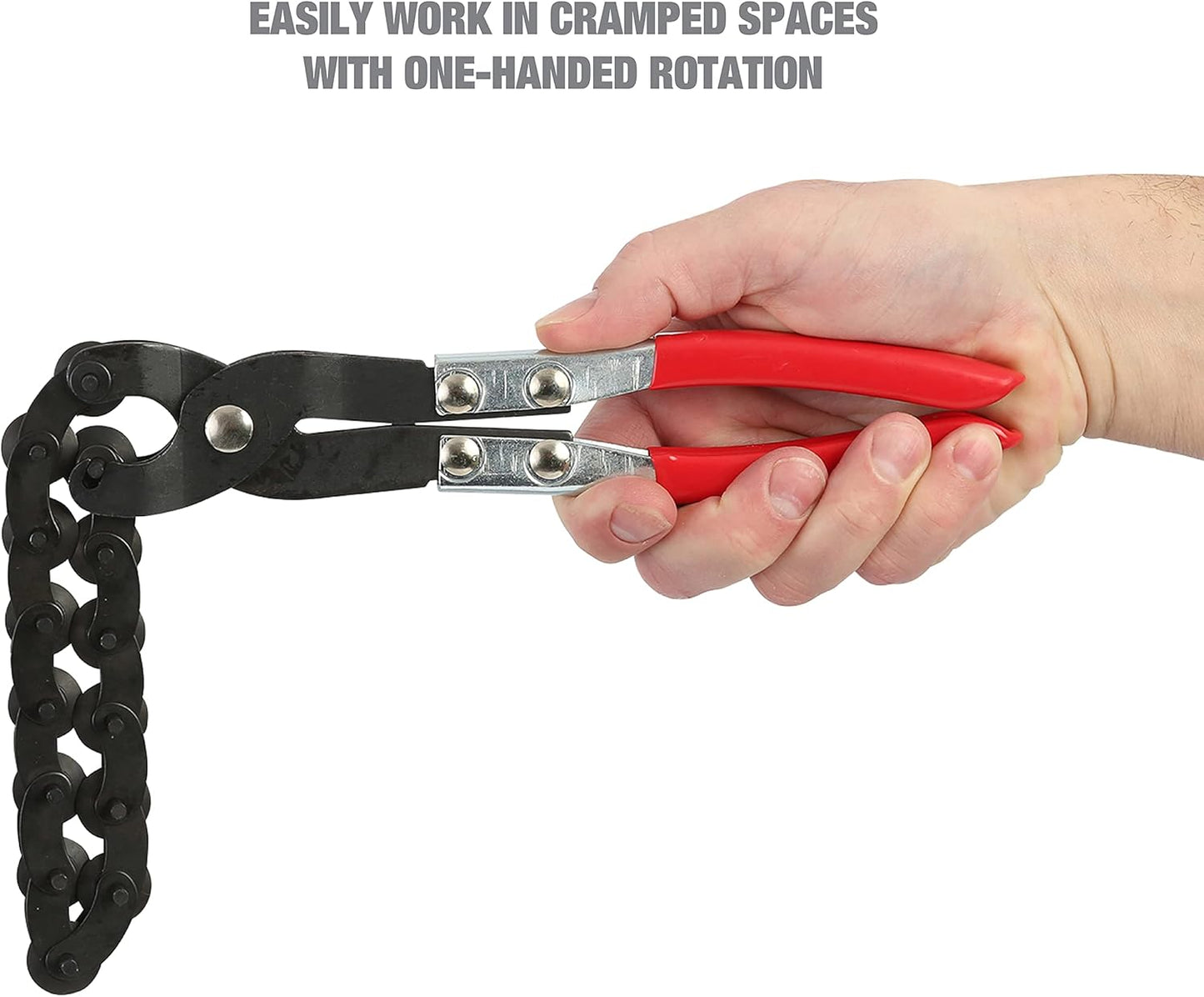 ⚡Exhaust Cutter, Cuts 3/4" to 3-1/4" Pipe, Durable Chain Cutter Tool