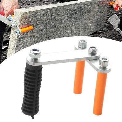 Hand-Operated Lifting Plate Clamp, Heavy-Duty Slab Carrying Tool for Marble, Stone, Glass, Doors & Panels, Durable Grip Clamp for Easy Transport & Handling