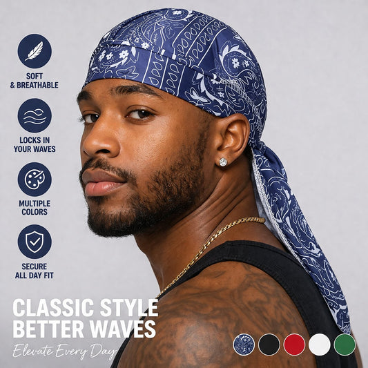 ⏳LAST DAY SALE🌟Paisley Cooling Headscarf Cap