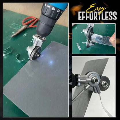 50％ OFF ⏳Father's Day Limited Edition 🔥Electric Drill Mounted Metal Cutter for Iron Steel Aluminum Sheet