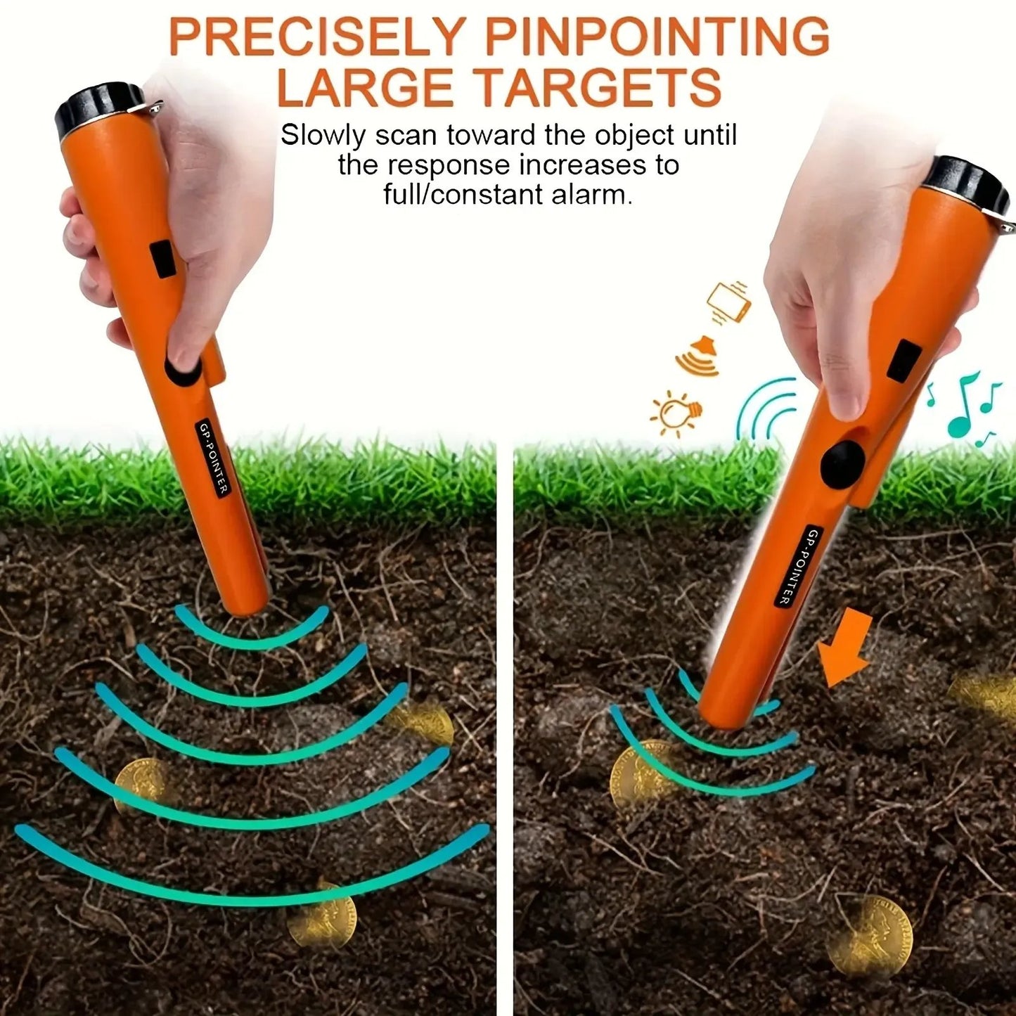 🔥 Limited-Time 50% OFF 360° Pinpointer Metal Detector
