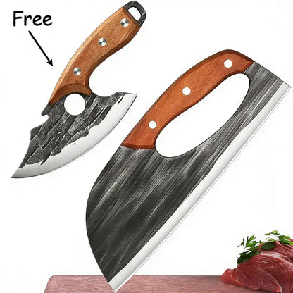 50％OFF⏳Summer Limited Edition 🔥Buy 1 Get 1 Free 🔥Forged Kitchen Knife Set - Sharp Durable Meat Cleaver Chef Knife