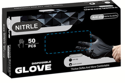 🔥Highly practical, wear-resistant, and stretchable nitrile gloves（50pieces）