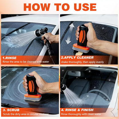🎁Hot Sales💥Automotive OilFilm Cleaning Remover, Improves Visibility & Safe Driving