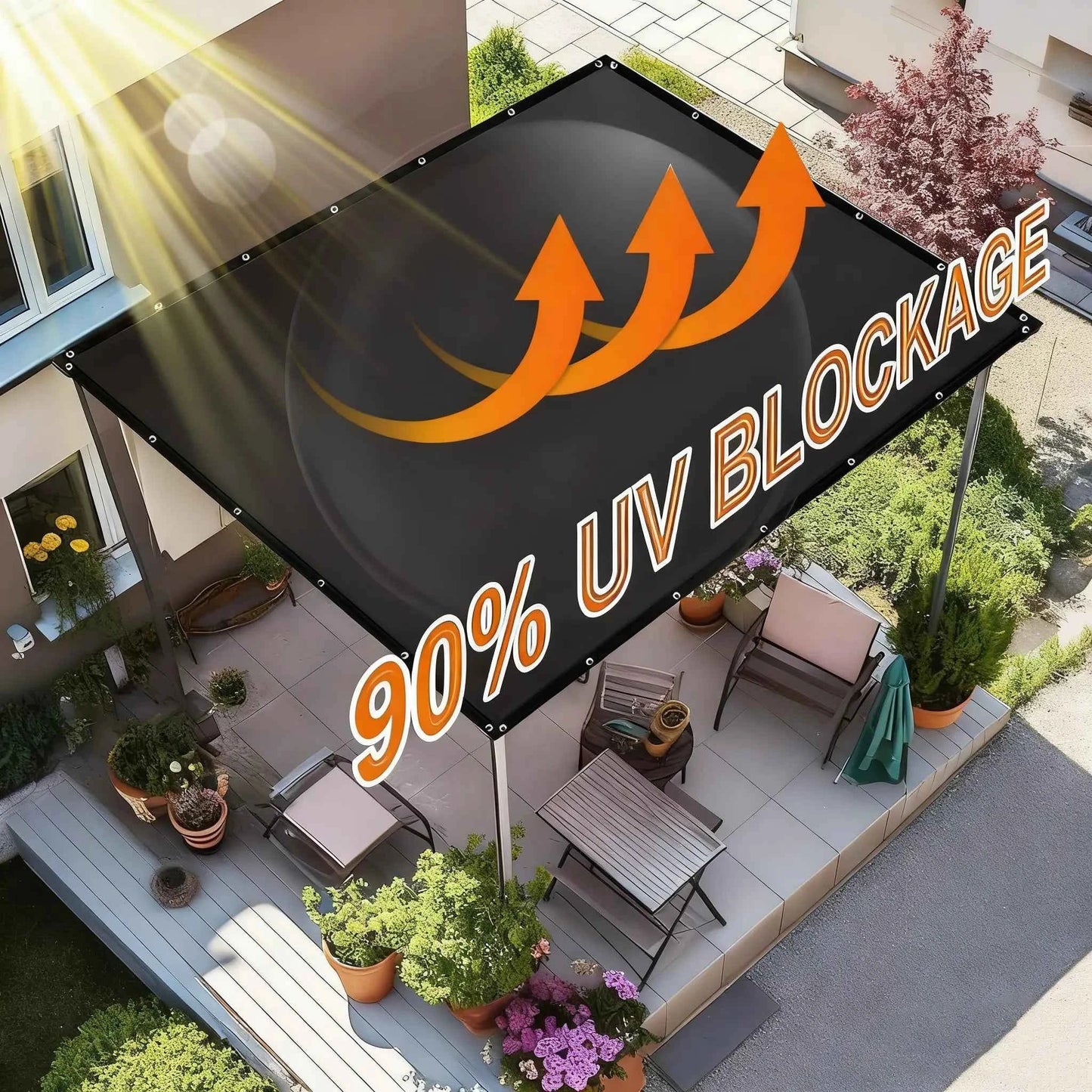 🌞Summer Hot Sale Promotion-49% OFF🔥-Outdoor courtyard shade net