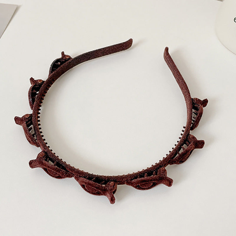 Non-Slip Styling Headband with Mini Hair Clips
