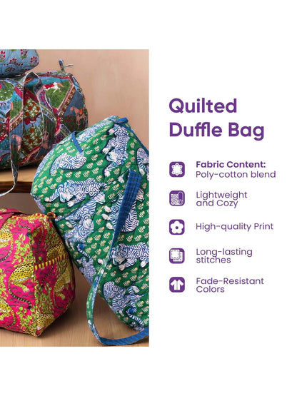 Golden Trout Quilted Duffle Bag