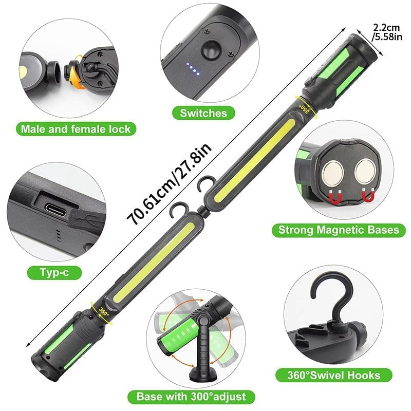 Dual-Beam Pro Magnetic Work Light