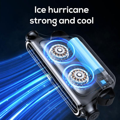 Car Seat Fan 🌬️ – 3-Speed Rechargeable Clip-On Fan with 3000mAh Battery 🔋 | USB-C Charging ⚡