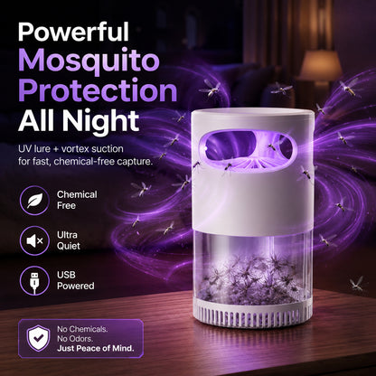 2026 HOT SALE🔥UV Mosquito Killer Lamp – quiet, USB, chemical-free. 50K+ sold! 🔇🌙