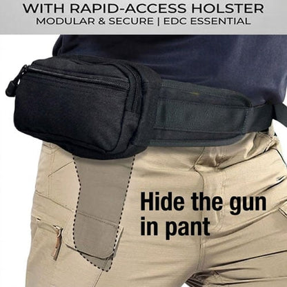 🎁Last Day 49% OFF🔥Multifunctional Concealed Carry Hip Bag with Rapid-Access Holster