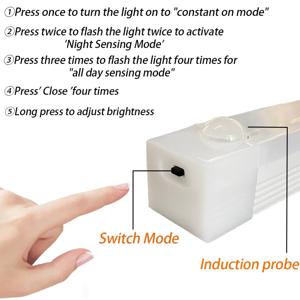 🔥2k+ sold in last 24 hours🔥💡 Punch-free Smart Sensor Magnetic Rechargeable LED Lights