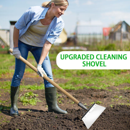 🔥Last Day Sale 50% OFF🔥Flat shovel with scraper function, garden tool for heavy work
