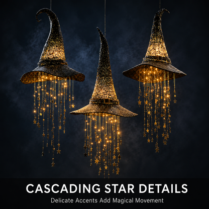 🧙✨Lighted Witch Hat Hanging Chime