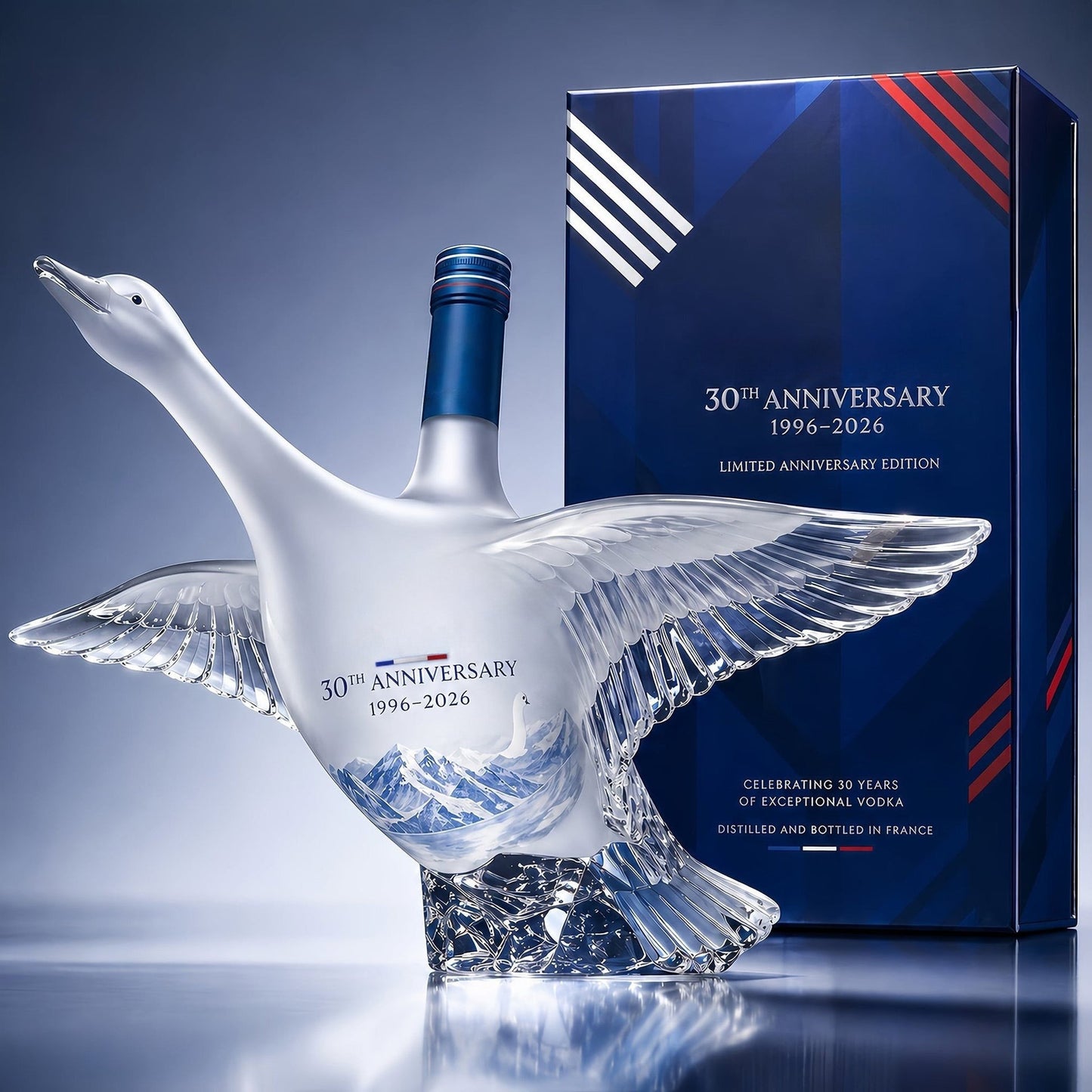🔥LAST DAY 49% OFF🪿30th Anniversary 3D Sculpted Vodka Bottle