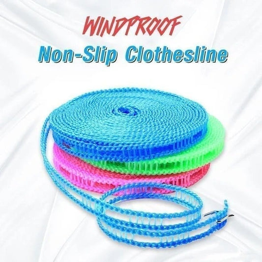 Best Seller🔥Windproof Non-Slip Clothesline(16 ft)