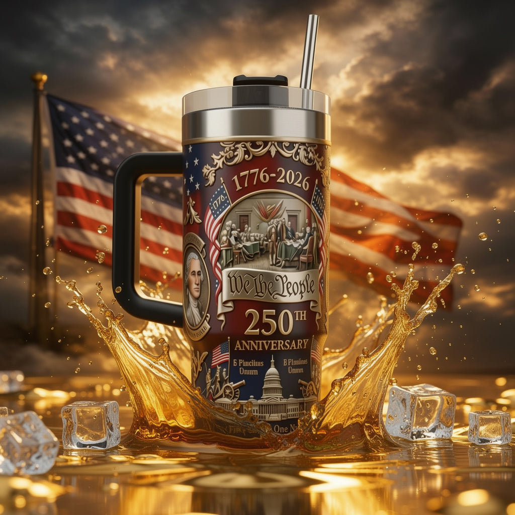 ⚡️Limited In Stock⚡️- U.S. 250th Anniversary Commemorative Travel Tumbler (1776-2026)