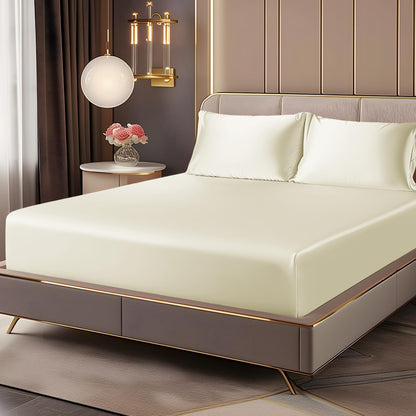 3-Piece Cooling Bed Sheet Set (2 Pillowcases + 1 Fitted Sheet)