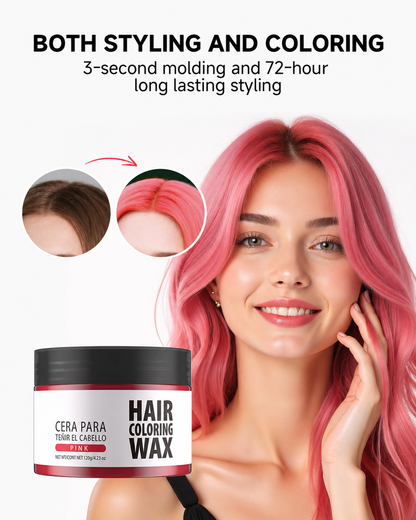 Temporary Hair Color Wax | Washable Styling Wax