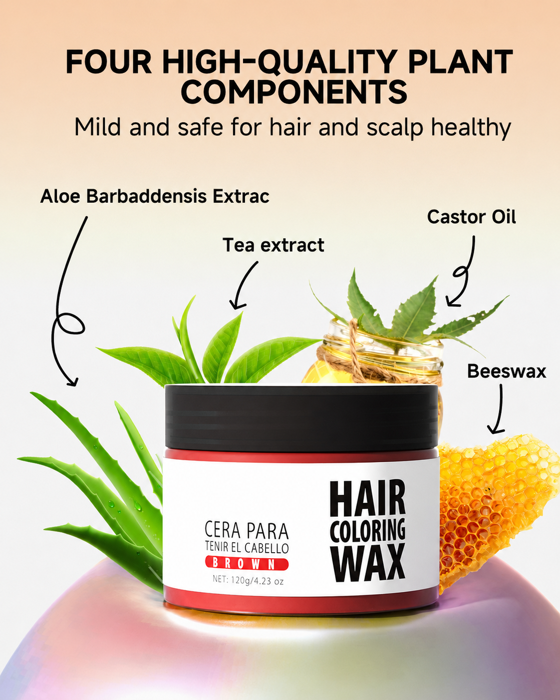 Temporary Hair Color Wax | Washable Styling Wax