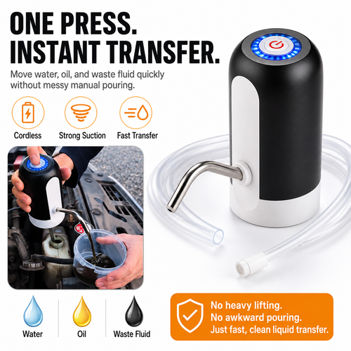 Cordless Electric Liquid Transfer Pump for  Oil & Water