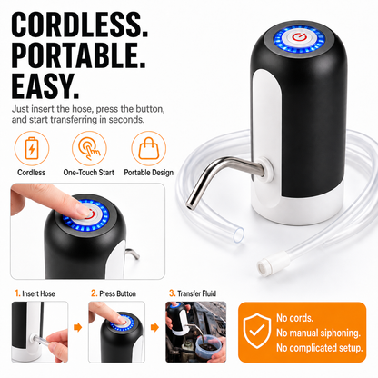 Cordless Electric Liquid Transfer Pump for  Oil & Water