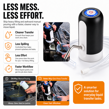 Cordless Electric Liquid Transfer Pump for  Oil & Water