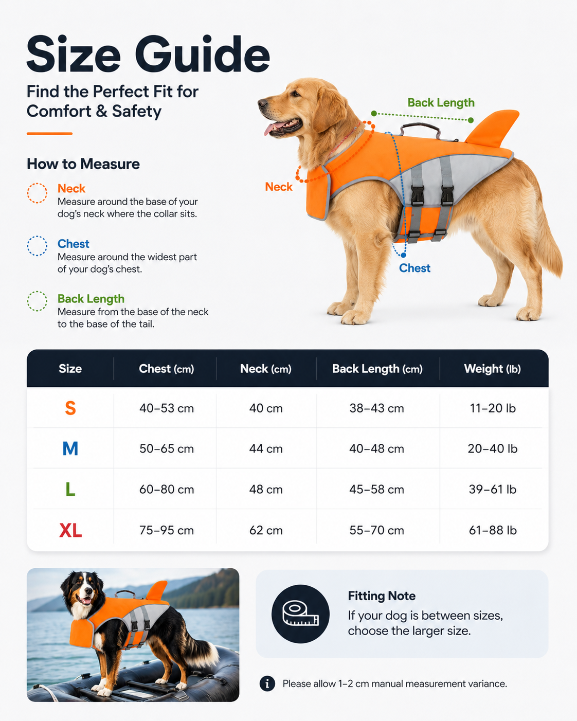 2026 Newly Upgraded Version Dog Life Jacket with Rescue Handle & Front Float