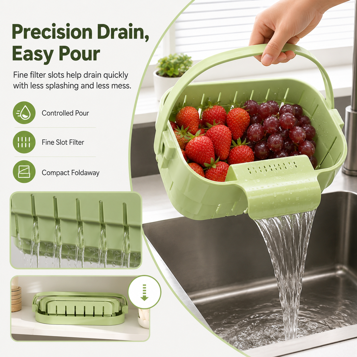 Kitchen essential - strainer basket.