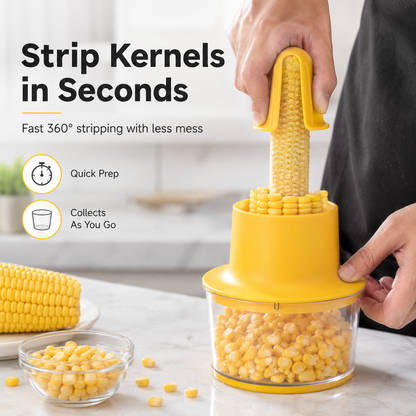 🏆50K+ Sold⚡4-in-1 Multifunctional Corn Peeler