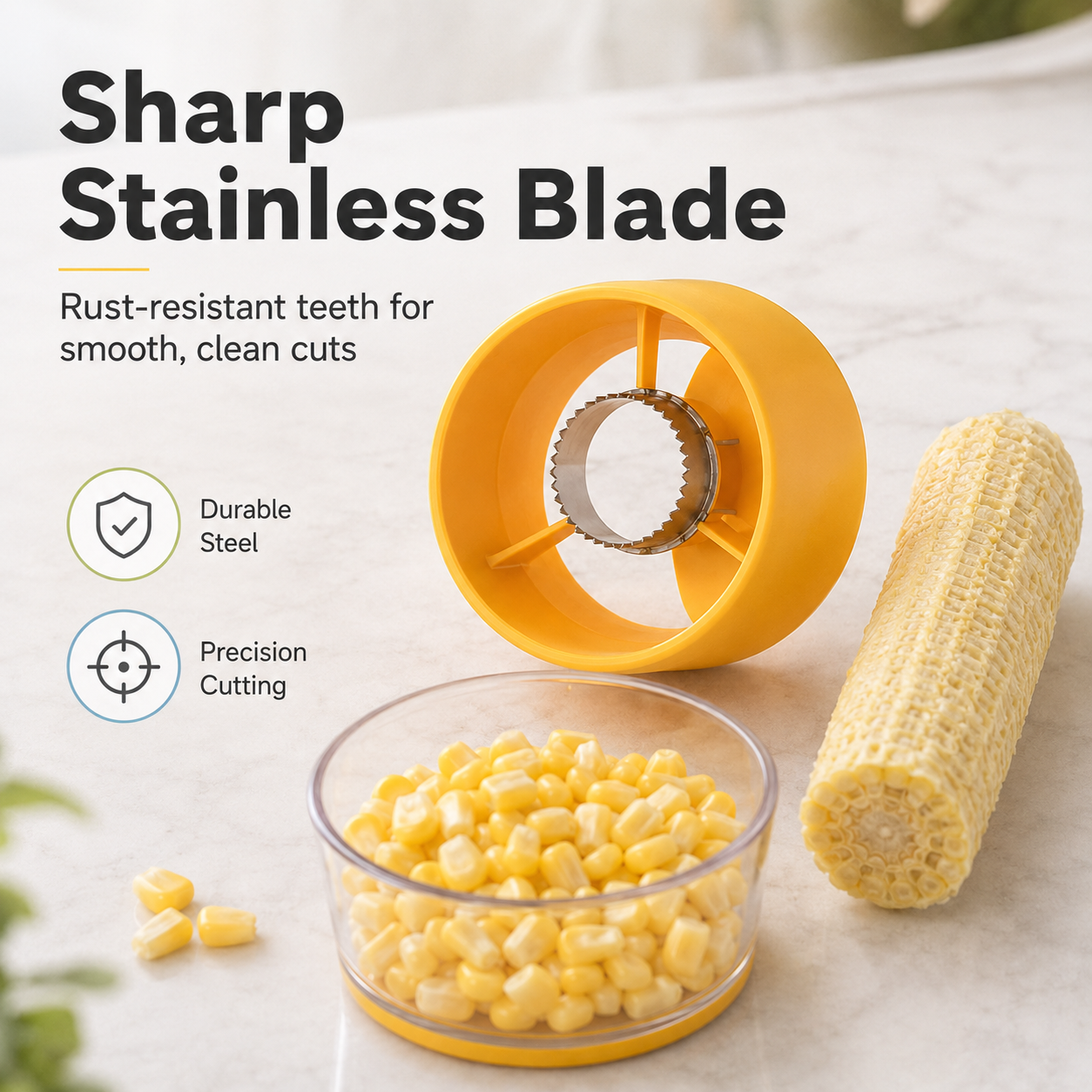 🏆50K+ Sold⚡4-in-1 Multifunctional Corn Peeler