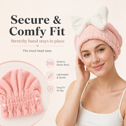 🎁Hot Sale 50％ OFF🔥Women's super absorbent and quick-drying hair drying cap