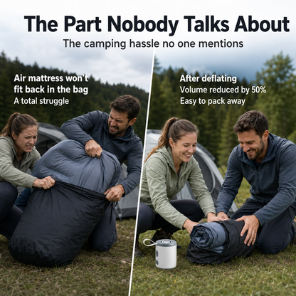 🔥Last Chance – 50% OFF Today Only!🎁 4-in-1 Mini Outdoor Air Pump 💨 Inflate🌬️ Deflate🔦 Illuminate🎒 Take It Anywhere.