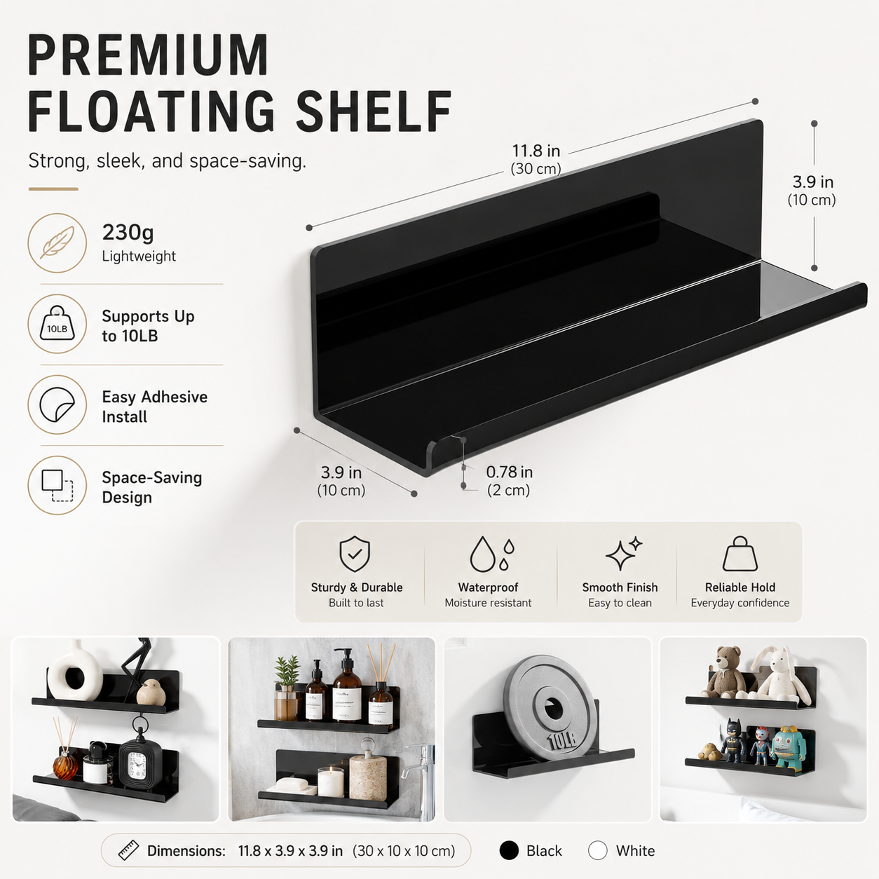 50％OFF⏳Buy One get one free🔥Super practical wall-mounted storage rack (no drilling required)