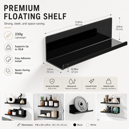 50％OFF⏳Buy One get one free🔥Super practical wall-mounted storage rack (no drilling required)