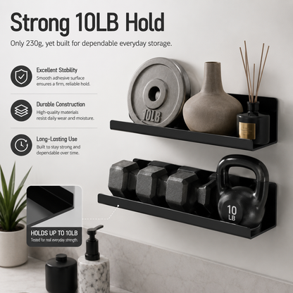 50％OFF⏳Buy One get one free🔥Super practical wall-mounted storage rack (no drilling required)